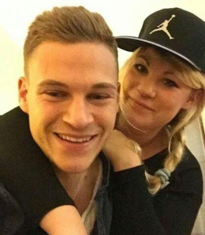 Anja Kimmich's children, Joshua Kimmich and Debora Kimmich.